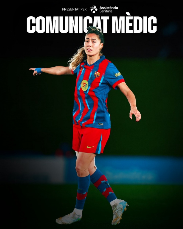 网页版登录入口地址-巴萨女足官方：阿莱桑德里右膝前十字韧带断裂，未来几天接受手术
